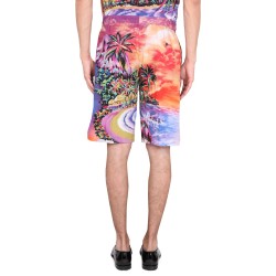 BERMUDA SHORTS WITH HAWAII PRINT