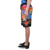 BERMUDA SHORTS WITH SUNSET PRINT