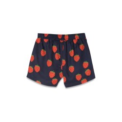 allover strawberries shorts