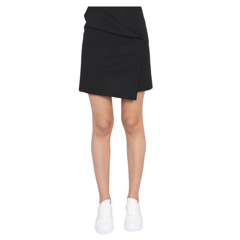 ASYMMETRICAL MINI SKIRT