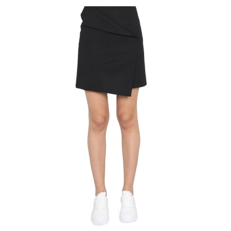 ASYMMETRICAL MINI SKIRT