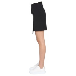 ASYMMETRICAL MINI SKIRT