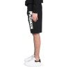 BERMUDA SHORTS WITH GRAFFITI LOGO PRINT