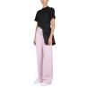 DRAPED HYBRID T-SHIRT