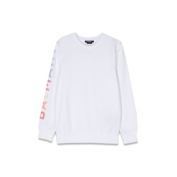 sweatshirt crewneck logo on sleeve