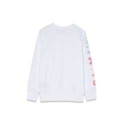 sweatshirt crewneck logo on sleeve