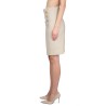 LINEN MIDI SKIRT