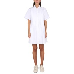 PLEATED CHEMISE DRESS