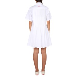 PLEATED CHEMISE DRESS