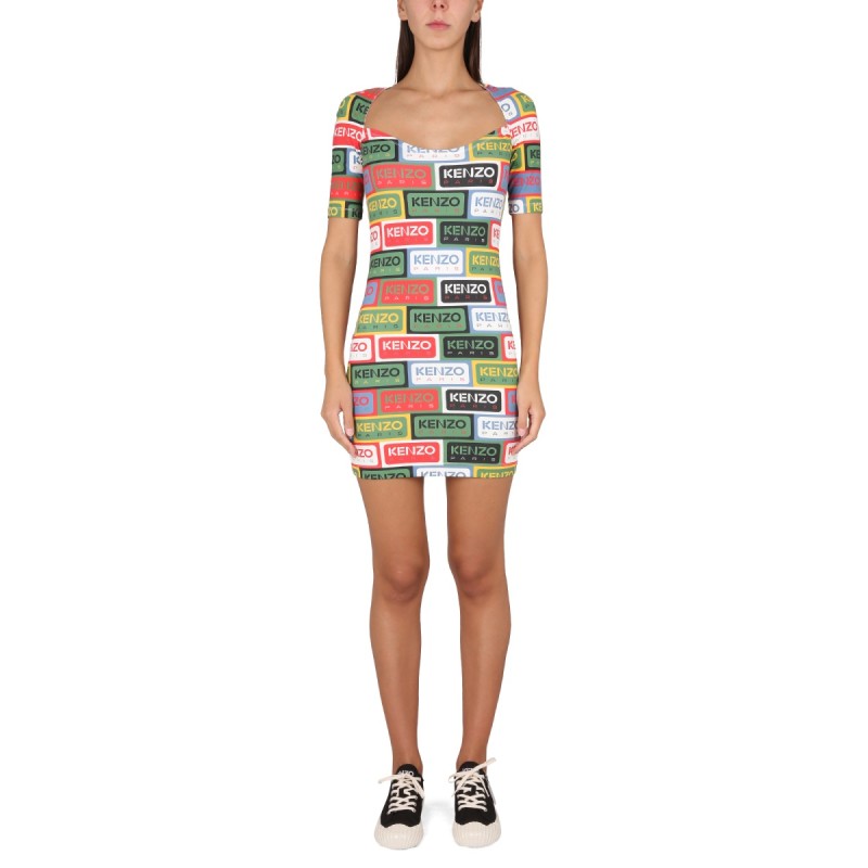 BODYCON DRESS 'KENZO LABELS'