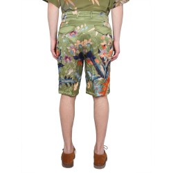 BERMUDA SHORTS WITH FLORAL PRINT