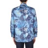 FOLIAGE AND ZEBRA PRINT SHIRT