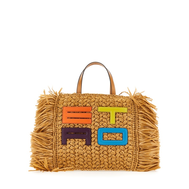 RAFFIA TOTE BAG