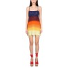 SHADED WOOL MINI DRESS