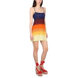 SHADED WOOL MINI DRESS