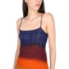 SHADED WOOL MINI DRESS