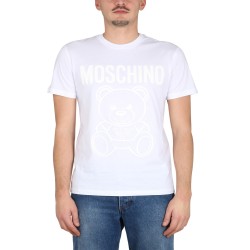 MOSCHINO TEDDY BEAR ORGANIC JERSEY T-SHIRT