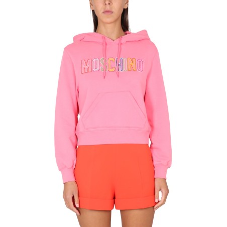 LOGO CROCHET SWEATSHIRT
