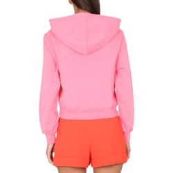 LOGO CROCHET SWEATSHIRT