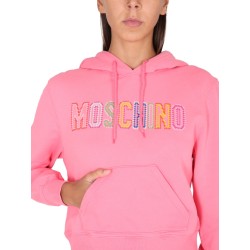 LOGO CROCHET SWEATSHIRT