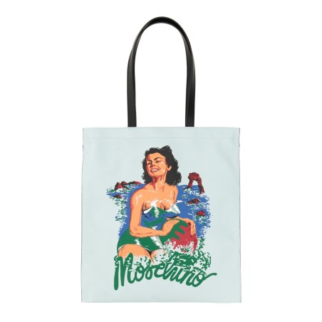 HAWAIIAN PRINT TOTE BAG