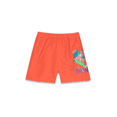 swim short holiday print