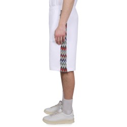 COTTON FLEECE BERMUDA SHORTS