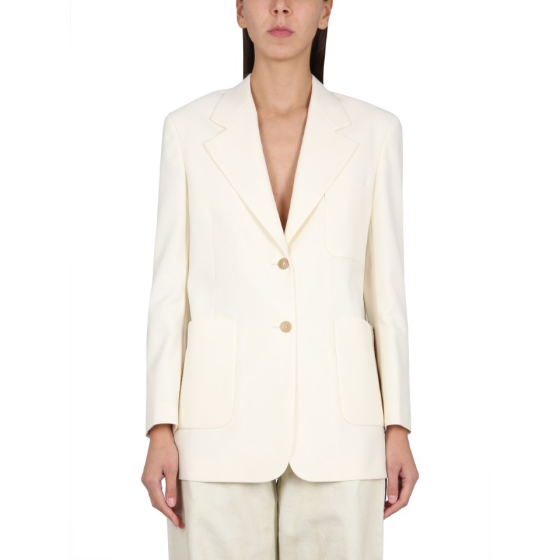 BLAZER WITH KNIT DETAIL