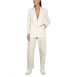 BLAZER WITH KNIT DETAIL