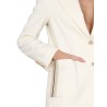 BLAZER WITH KNIT DETAIL