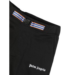 logo belt insert pants