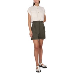 LINEN BERMUDA SHORTS