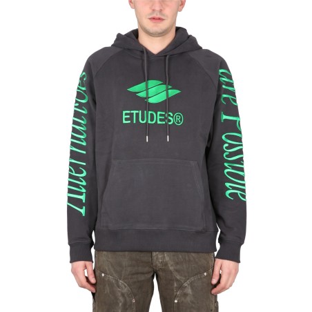 SWEATSHIRT WITH LOGO EMBROIDERY