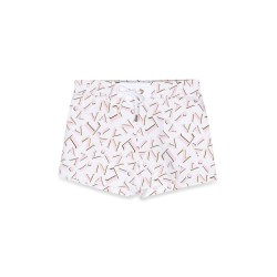 allover logo shorts