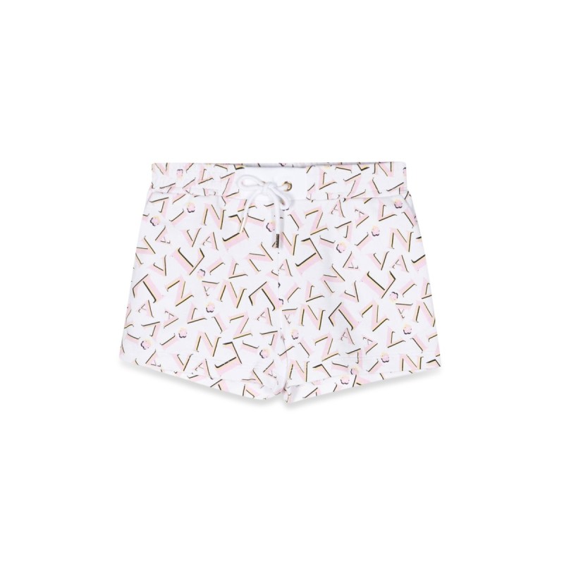 allover logo shorts