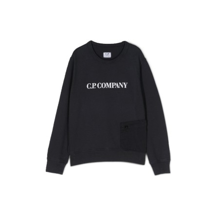 pocket crewneck sweatshirt