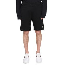 COTTON FLEECE BERMUDA SHORTS