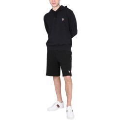 COTTON FLEECE BERMUDA SHORTS