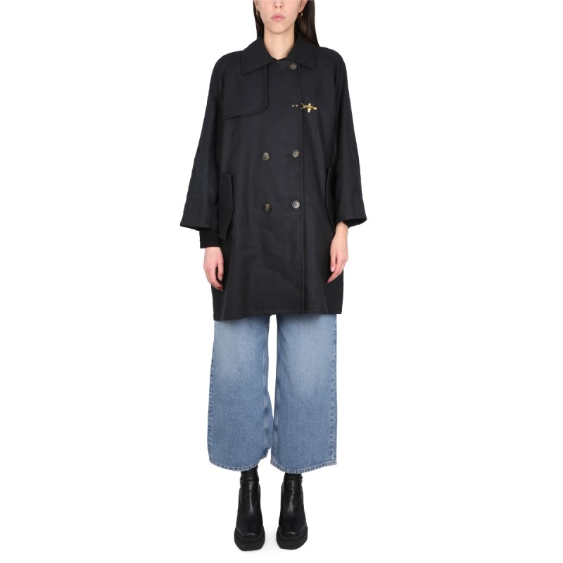 DOUBLE-BREASTED TRENCH COAT