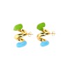 DOUBLE FUSILLO EARRING