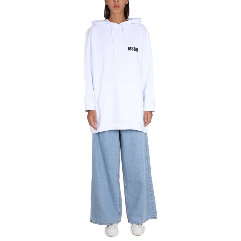 SWEATSHIRT WITH LOGO PRINT