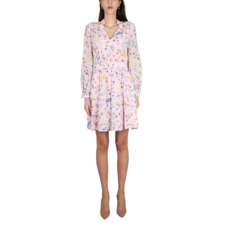"HEELS AND FLOWERS" DRESS