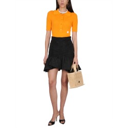 FLOUNCED MINI SKIRT