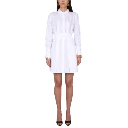 PLEATED SHIRT DRESS