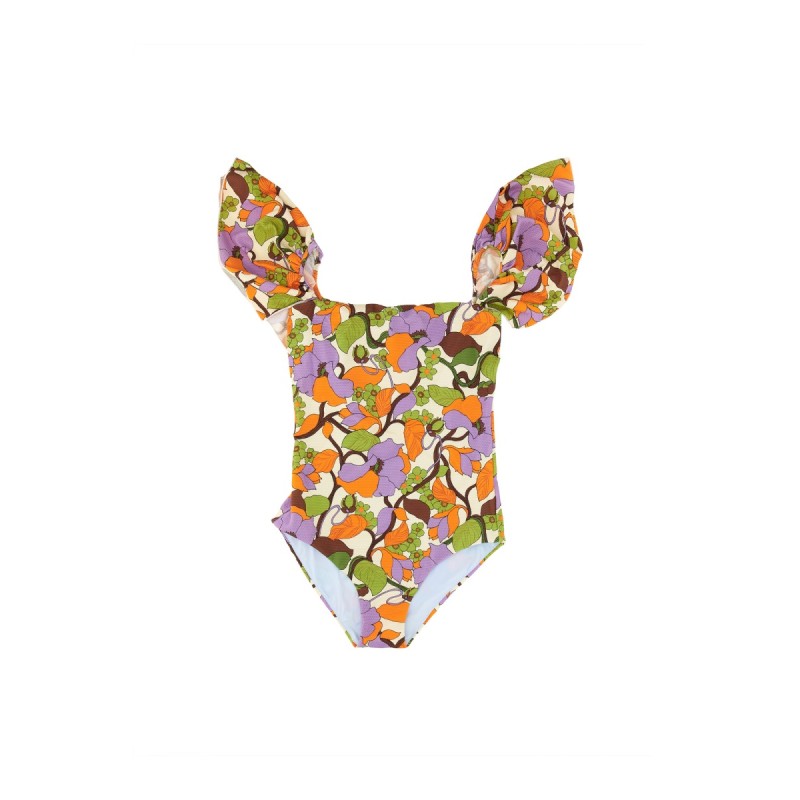 SCARLET ONE-PIECE SWIMSUIT
