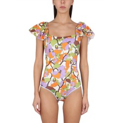 SCARLET ONE-PIECE SWIMSUIT
