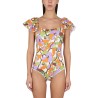 SCARLET ONE-PIECE SWIMSUIT