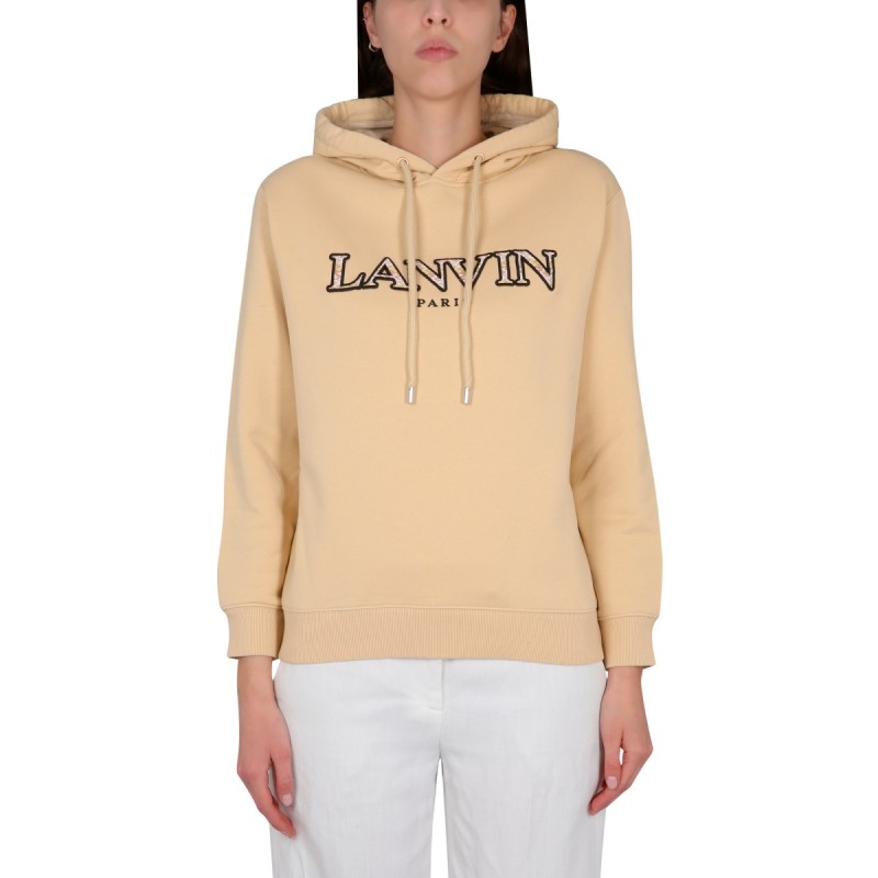 SWEATSHIRT WITH LOGO EMBROIDERY