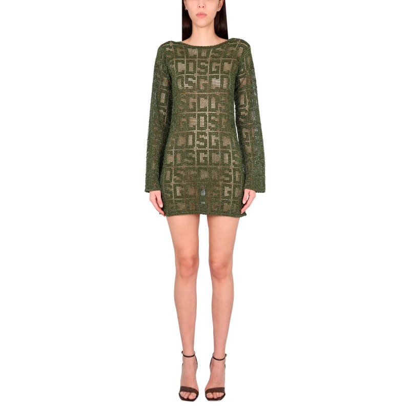 MONOGRAM MACRAME DRESS