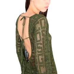 MONOGRAM MACRAME DRESS